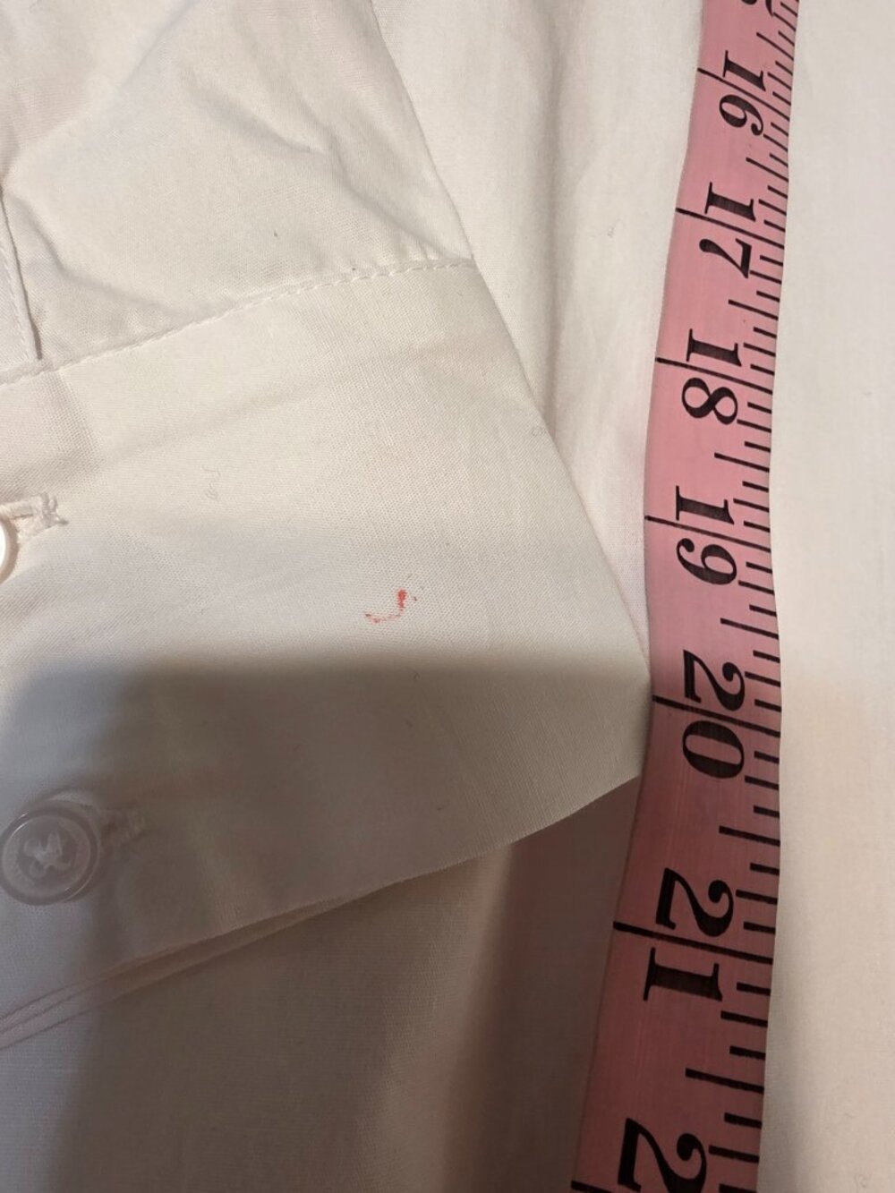 Halogen Cotton Bubble Hem Popover Shirtdress White XS NWT Flawed - Picture 6 of 14